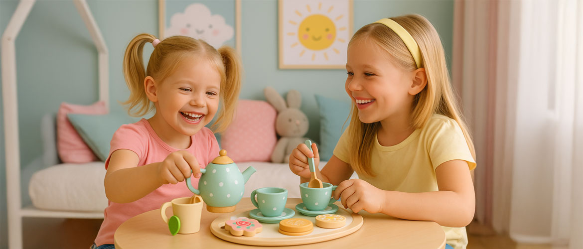 Dziewczynki z herbatą