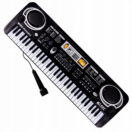 KEYBOARD DLA DZIECI MULTIMEDIALNE ORGANKI FUNKCJA NAGRYWANIA + MIKROFON