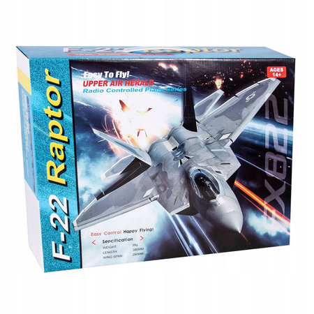 SAMOLOT ZDALNIE STEROWANY F-22 RAPTOR ODRZUTOWIEC