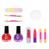 KUFEREK KOSMETYKÓW DLA DZIEWCZYNKI MAKE UP CIENIE BROKAT LAKIERY LUSTERKO