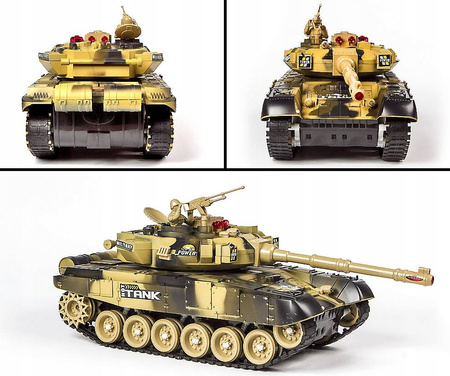 DUŻY CZOŁG ZDALNIE STEROWANY RC WAR TANK 9993 34cm