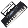 KEYBOARD ORGANKI DLA DZIECI NAGRYWANIE 61 KLAWISZY NAUKA GRY + MIKROFON