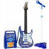 GITARA ELEKTRYCZNA DLA DZIECI MIKROFON +WZMACNIACZ