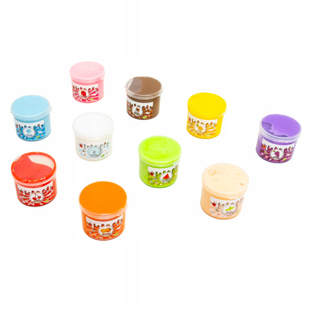 SLIME ZESTAW KREATYWNY DLA DZIECI LODY BABECZKI MASA PLASTYCZNA + AKCESORIA