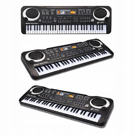 KEYBOARD DLA DZIECI MULTIMEDIALNE ORGANKI FUNKCJA NAGRYWANIA + MIKROFON