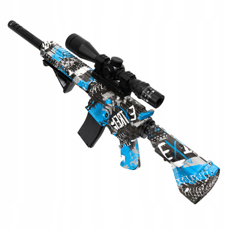 KARABIN PISTOLET NA KULKI ŻELOWE AUTOMATYCZNY OGROMNY 75 CM ZOOM + OKULARY