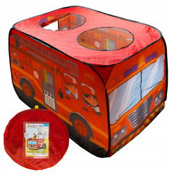 NAMIOT DLA DZIECI WÓZ STRAŻACKI SKŁADANY PLAC ZABAW DUŻA STRAŻ POŻARNA