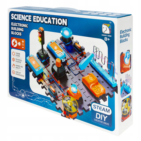 ZESTAW DOŚWIADCZALNY DLA DZIECI ELEKTRONIK MAŁY ELEKTRYK DZWONEK WIATRAK XL