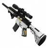 KARABIN AUTOMATYCZNY NA KULKI ŻELOWE DWA TRYBY KULKI OGROMNY 75cm + OKULARY
