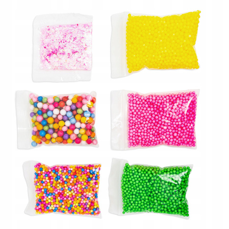 SLIME ZESTAW DO ROBIENIA GLUTÓW MASA PLASTYCZNA GLUTY DLA DZIECI FOREMKI