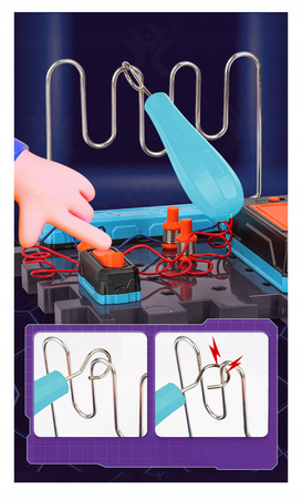 ZESTAW DOŚWIADCZALNY DLA DZIECI ELEKTRONIK MAŁY ELEKTRYK DZWONEK WIATRAK XL