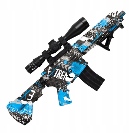 KARABIN PISTOLET NA KULKI ŻELOWE AUTOMATYCZNY OGROMNY 75 CM ZOOM + OKULARY