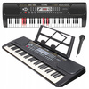 KEYBOARD ORGANKI DLA DZIECI NAGRYWANIE 61 KLAWISZY NAUKA GRY + MIKROFON