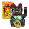 JAPOŃSKI KOT MANEKI-NEKO CHIŃSKI KOT SZCZĘŚCIA CZARNY