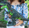 INTERAKTYWNY DINOZAUR T-REX ZNOSI JAJA CHODZI RYCZY ŚWIECI ZIEJE + STADO