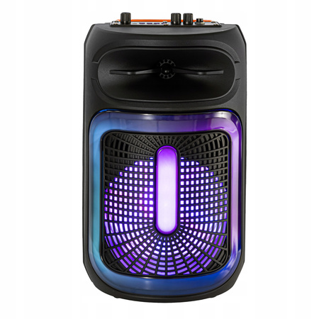 MOCNY PRZENOŚNY GŁOŚNIK BOOMBOX BLUETOOTH USB SD AUX RADIO MIKROFON KARAOKE