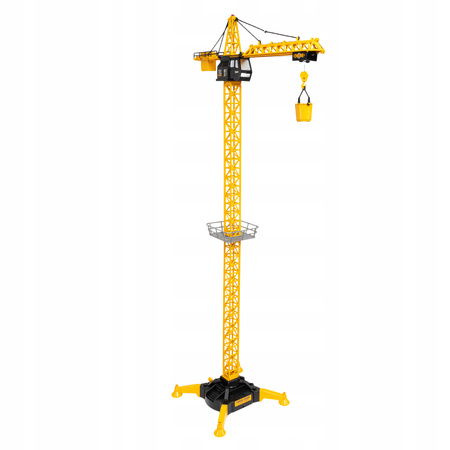 ZDALNIE STEROWANY DŹWIG DLA DZIECI ŻURAW PILOT RC 132CM RUCHOMY HAK LED