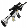 KARABIN AUTOMATYCZNY NA KULKI ŻELOWE DWA TRYBY KULKI OGROMNY 75cm + OKULARY