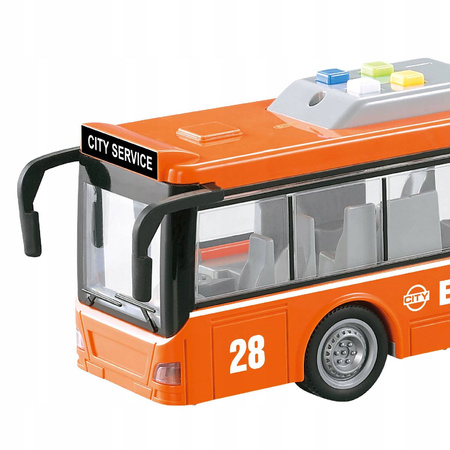 DUŻY AUTOBUS OTWIERANE DRZWI DŹWIĘKI ŚWIATŁA NAPĘD
