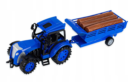 Duży Zdalnie Sterowany Traktor z Przyczepą AKU