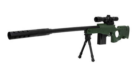KARABIN SNAJPERSKI NA KULKI ŻELOWE DUŻA SNAJPERKA 79 CM ZESTAW + 500 KULEK