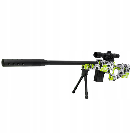 SNAJPERKA KARABIN SNAJPERSKI PISTOLET NA KULKI ŻELOWE 7/8 mm + 500 KULEK