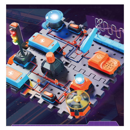 ZESTAW DOŚWIADCZALNY DLA DZIECI ELEKTRONIK MAŁY ELEKTRYK DZWONEK WIATRAK XL