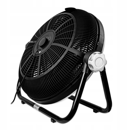 WENTYLATOR PODŁOGOWY MOCNY WIATRAK CYRKULATOR PRZEMYSŁOWY 50 CM 5 ŁOPATEK