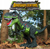 INTERAKTYWNY DINOZAUR T-REX ZNOSI JAJA CHODZI RYCZY ŚWIECI ZIEJE + STADO