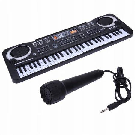 KEYBOARD DLA DZIECI MULTIMEDIALNE ORGANKI FUNKCJA NAGRYWANIA + MIKROFON