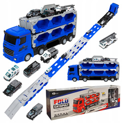 WYRZUTNIA AUTEK DLA DZIECI TOR CIĘŻARÓWKA LAWETA TIR 175 CM+ 6 x RESORAKI