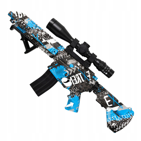 KARABIN PISTOLET NA KULKI ŻELOWE AUTOMATYCZNY OGROMNY 75 CM ZOOM + OKULARY