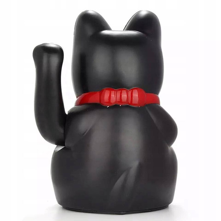 JAPOŃSKI KOT MANEKI-NEKO CHIŃSKI KOT SZCZĘŚCIA CZARNY