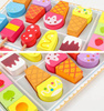 ZESTAW DREWNIANY LODZIARNIA LODY MONTESSORI