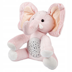 INTERAKTYWNY SŁOŃ PLUSZOWY MIŚ GRA ŚWIECI SZUMI