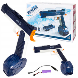 PISTOLET NA WODĘ AUTOMATYCZNA SIKAWKA WODNA DLA DZIECI 2 MAGAZYNKI NA AKU