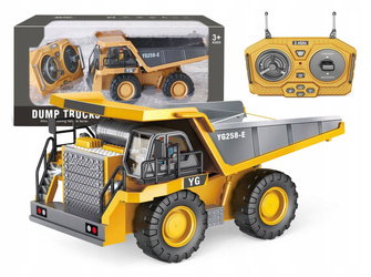 DUŻA STEROWANA WYWROTKA RC LED CIĘŻARÓWKA 4x4