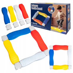 ŚCIEŻKA SENSORYCZNA TRENING RÓWNOWAGI MODUŁOWY TOR BALANSOWY 65 X 65 CM