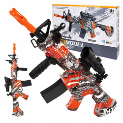 PISTOLET KARABIN AUTOMATYCZNY NA KULKI ŻELOWE ELEKTRYCZNY 2 TRYBY + OKULARY