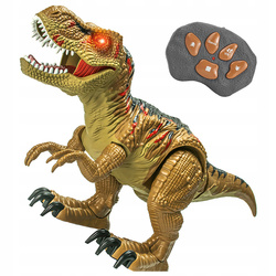 INTERAKTYWNY DINOZAUR NA PILOT DLA DZIECI ZDALNIE STEROWANY RYCZY CHODZI