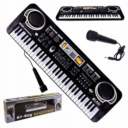 KEYBOARD DLA DZIECI MULTIMEDIALNE ORGANKI FUNKCJA NAGRYWANIA + MIKROFON
