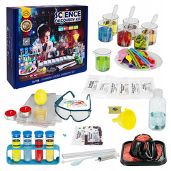 LABORATORIUM DLA DZIECI ZABAWKA EDUKACYJNA 270 EKSPERYMENTÓW WULKAN ŚNIEG