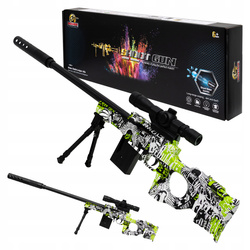 SNAJPERKA KARABIN SNAJPERSKI PISTOLET NA KULKI ŻELOWE 7/8 mm + 500 KULEK