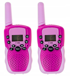 WALKIE TALKIE DLA DZIECI ZESTAW KRÓTKOFALÓWKI LATARKA 2 szt DLA DZIEWCZYNEK
