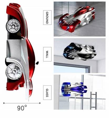 AUTO JEŻDŻĄCE PO ŚCIANIE SUFICIE SAMOCHÓD CLIMBER