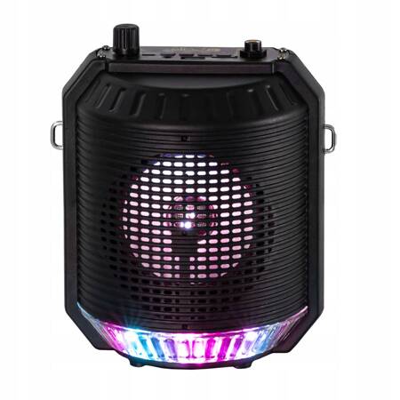 GŁOŚNIK BLUETOOTH BOOMBOX MOBILNY USB RADIO LED BEZPRZEDWODOWY PRZENOŚNY MP3