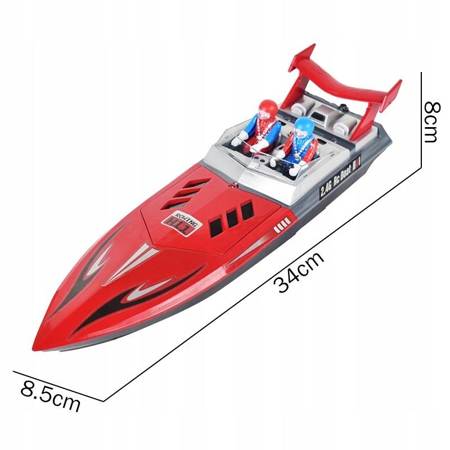 MOTORÓWKA ZDALNIE STEROWANA ŁÓDŹ PILOT R/C 25 km/h