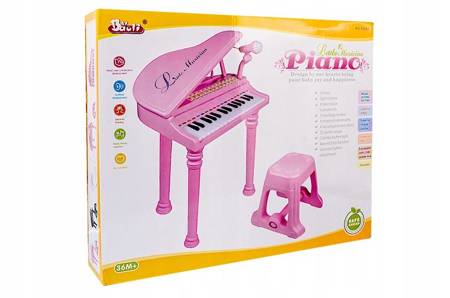 PIANINO DLA DZIECI + MIKROFON NAUKA GRY ORGANY LED