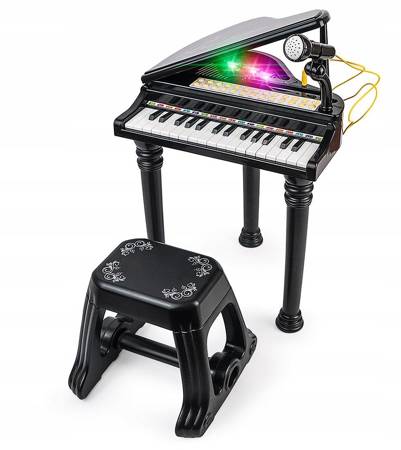 PIANINO DLA DZIECI NAUKA GRY ORGANY MIKROFON MP3